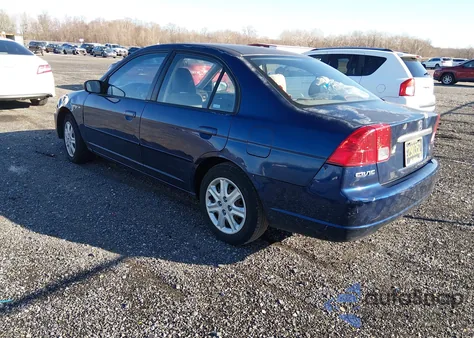 2003 Honda Civic Ex z USA, uszkodzony, nr VIN 2HGES26863H537367